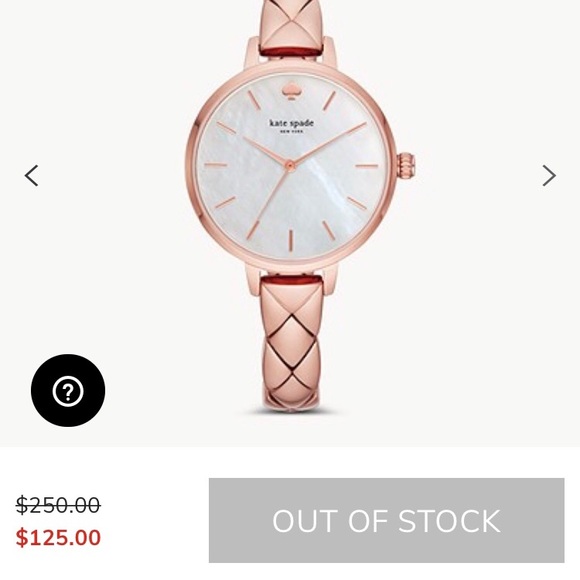 Kate Spade rose gold watch